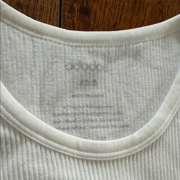 White Ribbed Tank - Picture 3 of 4